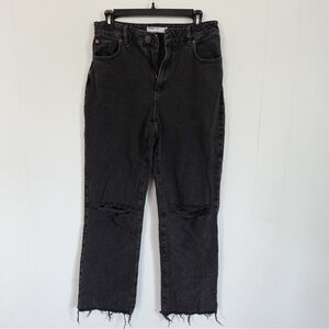 Black Distressed Women's Jeans